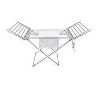 CABINE Heated Clothes Airer Drying Rack With Winged,18 Heated Bars Electric Clothes Airer Dryer