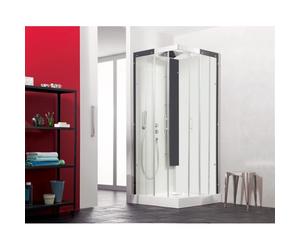 Cabine Horizon 2 Bas 90 Carre Th Perle Noire - KINEDO CA117N12