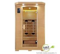 Cabine infrarouge Oslo avec radiateur à spectre complet