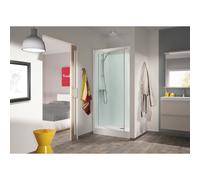 Cabine Kineprime Glass 100X80 Niche Pivotant Bas Meca - KINEDO CA743MTN