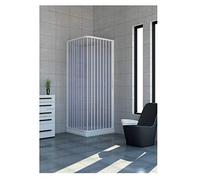 Cabine paroi de douche en Plastique PVC mod. Acquario 70x90 cm avec ouverture latérale