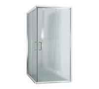 Cabine de douche - IDRALITE - Alabama - 70x70 cm - Verre opaque 6mm - Réversible