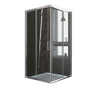 Cabine Paroi Douche 70x70 H185 Transparent 6mm mod. Alabama