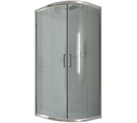 Cabine Paroi Douche Demi-Circulaire 80x80 H185 Transparent 6mm mod. Alabama