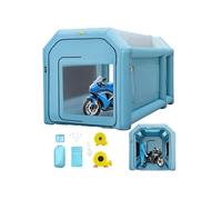 Cabine Peinture Gonflable 2 Souffleurs 680W 330W Tente Tunnel Automobile 4x25x25m