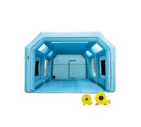 VEVOR Cabine de Peinture Gonflable 8,5x4,6x3 m, Tente Pulvérisation Gonflable pour Voiture, avec Système de Filtration 2 Souffleurs, en Oxford, Station de Travail de Peinture Automobile, Garage