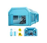 Cabine Peinture Gonflable 2 Souffleurs Oxford PVC Pour Voiture Pulverisation 6x3x25m