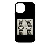 Cabine Photo Amusante pour Amoureux des ânes Coque pour iPhone 12 Mini