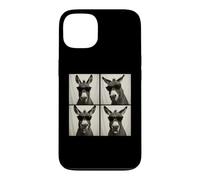 Cabine Photo Amusante pour Amoureux des ânes Coque pour iPhone 13