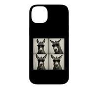 Cabine Photo Amusante pour Amoureux des ânes Coque pour iPhone 14 Plus