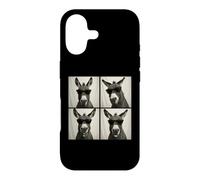 Cabine Photo Amusante pour Amoureux des ânes Coque pour iPhone 17