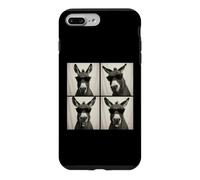 Cabine Photo Amusante pour Amoureux des ânes Coque pour iPhone 7 Plus/8 Plus