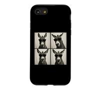 Cabine Photo Amusante pour Amoureux des ânes Coque pour iPhone SE (2020) / 7/8