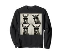 Cabine Photo Amusante pour Amoureux des ânes Sweatshirt