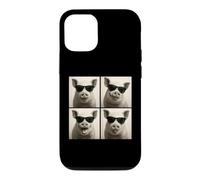 Cabine Photo Amusante pour Amoureux des cochons Coque pour iPhone 12/12 Pro
