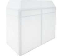 MonsterShop Cabine DJ Premium – 135×146×70 cm – Pliable, housses interchangeables, étagère