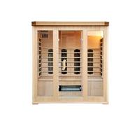 Sauna infrarouge chromothérapie luxe 4/5 places