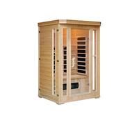 Sauna infrarouge chromothérapie luxe 2 places