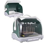 Cabine sèche for aérographe, déshydrateur de peinture de grande capacité avec couvercle anti-poussière, température et temps de cabine de séchage à température constante, for modèles de pulvérisation,