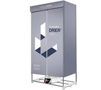 CABINE Vêtements Chauffés Séchage de L'Air Avec Roues, Sèche-Linge Portable Électrique 1600W Avec Minuterie, Chargez 15 Kg/Without Wheels/170 * 85 * 50Cm