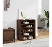 Cabinet à chaussures avec étagère Bois d'ingénierie Rangement de Rack à vidaXL v
