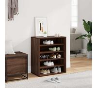 Cabinet à chaussures avec étagère Bois d'ingénierie Rangement de Rack à vidaXL v