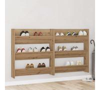 Cabinet à chaussures avec étagère Bois d'ingénierie Rangement de vidaXL vidaXL