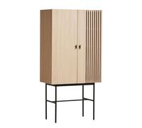 Cabinet Array 80cm black lacquered metal base