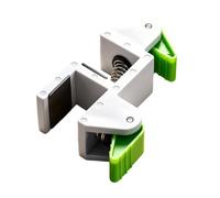 Cabinet Clamp - Quick Release Spring Loaded Board Fixing Tool | DIY | 8x4.7cm ABS and Nylon, Spring Loaded Quick Release Design, Anti Slip Rubber Pads, Click Tightening for Edge Banding, Cabi
