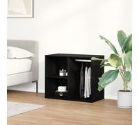 Cabinet Cosmétique En Chêne Noir Vidaxl - 80x40x65 Cm Noir