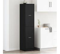 Cabinet d Apothicaire Chêne Noir 40x41x174,5 cm Bois d Ingénierie