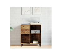 Cabinet d enregistrement en chêne artisan 84,5x38x89 cm en bois d ingénierie