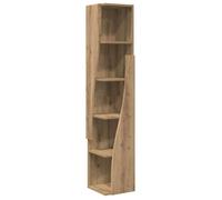 vidaXL Meuble d'angle 27,5x27x140cm Bois d'ingénierie Chêne Artisanal