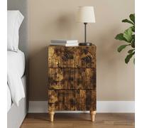 Cabinet de chevet avec tiroir Bois d'ingénierie Mobilier moderne salon vidaXL vi