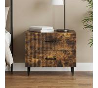 vidaXL Cabinet de chevet avec tiroir Bois ancien 62 x 34,5 x 47,5 cm