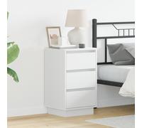 vidaXL Cabinet de Chevet avec tiroir Bois Ancien 39 x 34,5 x 65 cm, Table de Chevet Moderne, Meuble Compact, Support rectangulaire, Bois, USB, Rangement Pratique