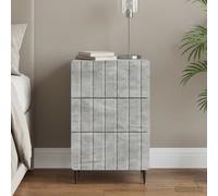 Cabinet de chevet avec tiroir Bois d'ingénierie Table Nuit Moderne vidaXL vidaXL