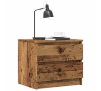 Cabinet de chevet Bois d'ingénierie Table Mobilier chambre nuit petite vidaXL vi