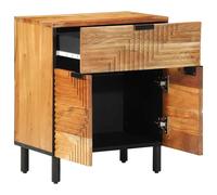 Cabinet de chevet Marron 50 x 33 x 60 cm Bois d'acacia massif vidaXL