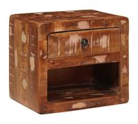 Cabinet de chevet mural avec tiroir avec étagère avec stockage Table vidaXL vida