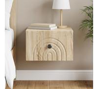 Cabinet de chevet mural avec tiroir Bois d'ingénierie Meubles muraux vidaXL vida