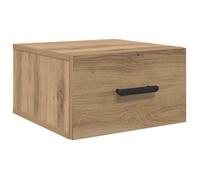 Vidaxl Cabinet De Chevet Montage Mural Chêne Artisanal 35 X 35 X 20 Cm