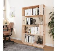 Cabinet de Livre SOLOMOON, CHIC Bibliothèque Polyvalente - Pour enfant/adulte - 80x25x132 cm, Pin solide BB1998