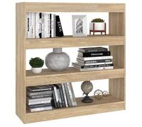 Cabinet de Livre SOLOMOON, CHIC Bibliothèque Polyvalente - Pour enfant/adulte - chêne sonoma 100x30x103 cm, BB1869