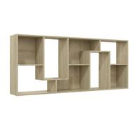 Cabinet de Livre SOLOMOON, CHIC Bibliothèque Polyvalente - Pour enfant/adulte - Chêne sonoma 67x24x161 cm, Bois d'ingénierie BB1556