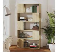 Cabinet de Livre SOLOMOON, CHIC Bibliothèque Polyvalente - Pour enfant/adulte - de séparation Chêne sonoma 80x24x155 cm, BB1703
