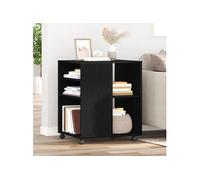 Armoire à Roulettes Rangement Bureau Chêne Sonoma Bois d'Ingénierie vidaXL