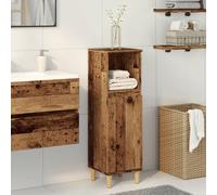 vidaXL Armoire de salle de bain 819804 – blanc 30x30x100 cm, bois d'ingénierie