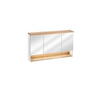 Cabinet De Salle De Bain avec Miroir avec LED - 70 X 120 X 25 Cm - Caraïbe White