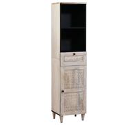 vidaXL Cabinet de salle de bain Marron clair 38 x 33.5 x 160 cm